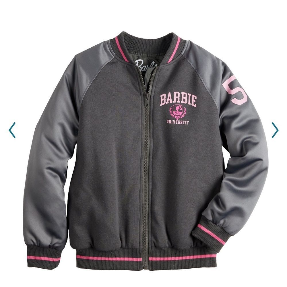 Barbie girls varsity jacket only at kohls nwot